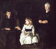 George Wesley Bellows Jan  Ailino and Anna France oil painting artist